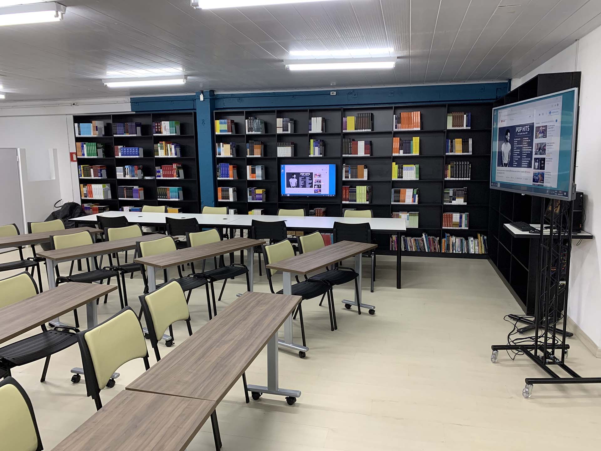 Espaço de leitura e estudo